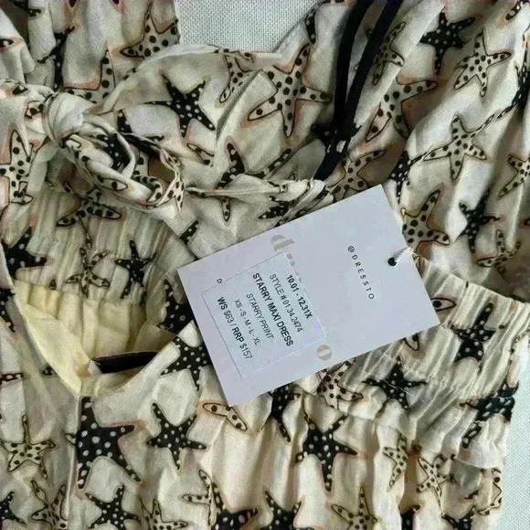 NWT Dress To Maxi Midi Star Tan Brown Dress Tamanhos Size P (US 4) - Picture 7 of 7